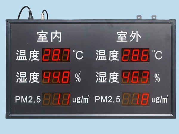 環境數據采集屏